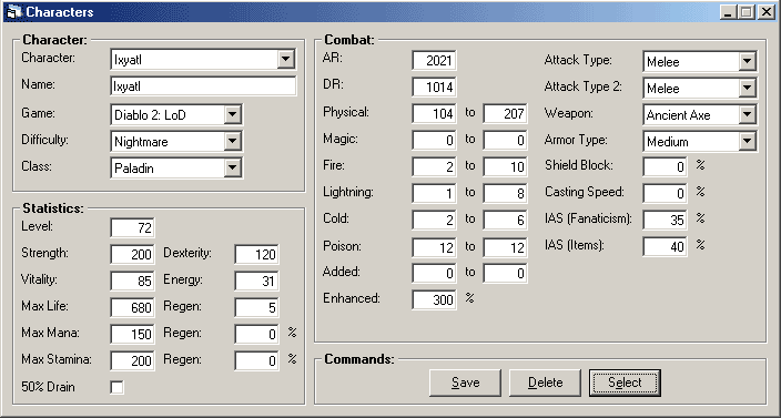 Diablo 2 Lod Experience Chart